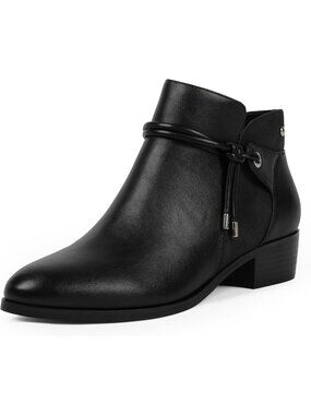Stylish Round Toe Ankle Boots for Women | Low Heel, Versatile & Comfy Footwear